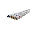 3-RCA Video + 1-Toslink Optical Audio (on Both Ends) Distributed by NAC Wire and Cables view 1
