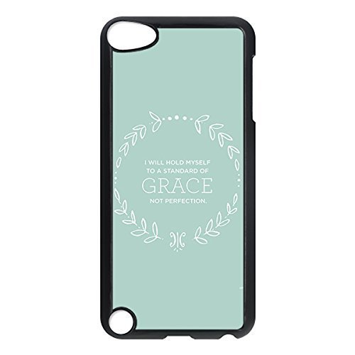 Designed Hard Case for iPod Touch 5 Plastic Protective Case Cover with Bible Verse -Black20759