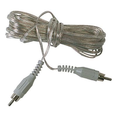 RCA Speaker Cable 24 GA 20' FT RCA Plug Connecter Each End Audio Signal Stereo Extension Component Jack Connectors