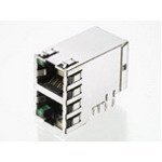 1888653-1, 2X1 Offset ST/JK with LEDs