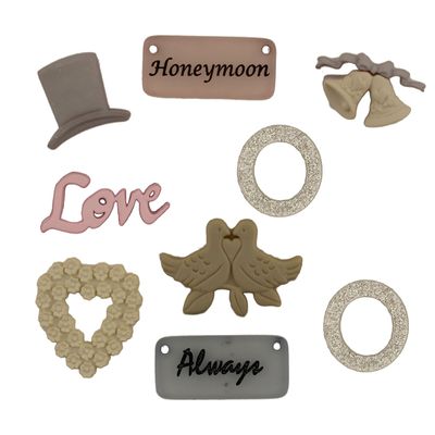 Buttons Galore and More Collection of Novelty Buttons and Embellishments Based on A Variety of Themes, Holidays, and Seasons for DIY Crafts, Scrapbooking, Sewing, Cardmaking and other Projects