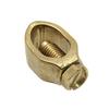 Ground Rod Clamp 5/8" Inch Brass Acorn Grounding Rod Clamp Outdoor Lightning Electrical Copper Bonding for Satellite TV Aerial Antenna Protection view 1