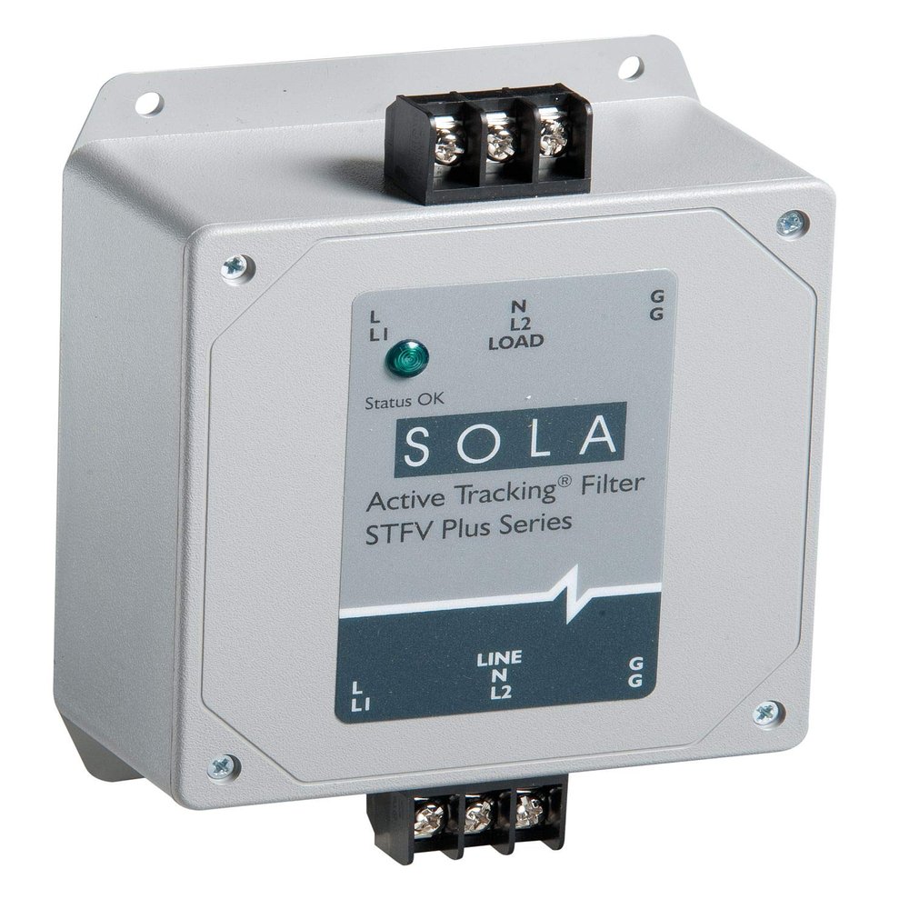 Sola/Hevi-Duty STFV075-10N Surge Protector, Din Rail, Filter, 1P, 25 kA