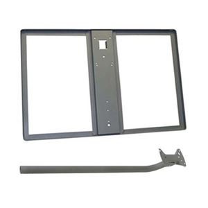 Non-Penetrating Roof Mount and Universal J-Pipe DBS Satellite Mounting Kit Dish Roof Mount Non-Penetrating Ideal for Dish Antennas up to 24" Inch, Satellite Dish Antenna Mount