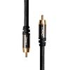 10ft RCA Subwoofer Cable, GearIT 10-Pack Pro Series Gold Plated Dual Shielded 10 Feet RCA to RCA Subwoofer Cable for High Performace Home Stereo and Home Theather System, Black view 1