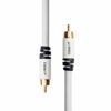 10ft RCA Subwoofer Cable, GearIT 10-Pack Pro Series Gold Plated Dual Shielded 10 Feet RCA to RCA Subwoofer Cable for High Performace Home Stereo and Home Theather System, White view 1