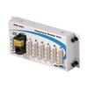 NAC Wire and Cables Fast Media Telephone Hub Module Distributes Four Phone Lines to Six Ports White Painted Finish Home Data Hub Telephone Module view 1