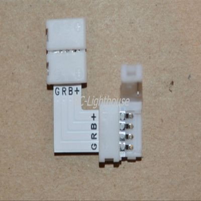 5050 LED Light Strip Adaptor " L " Connector and Clips