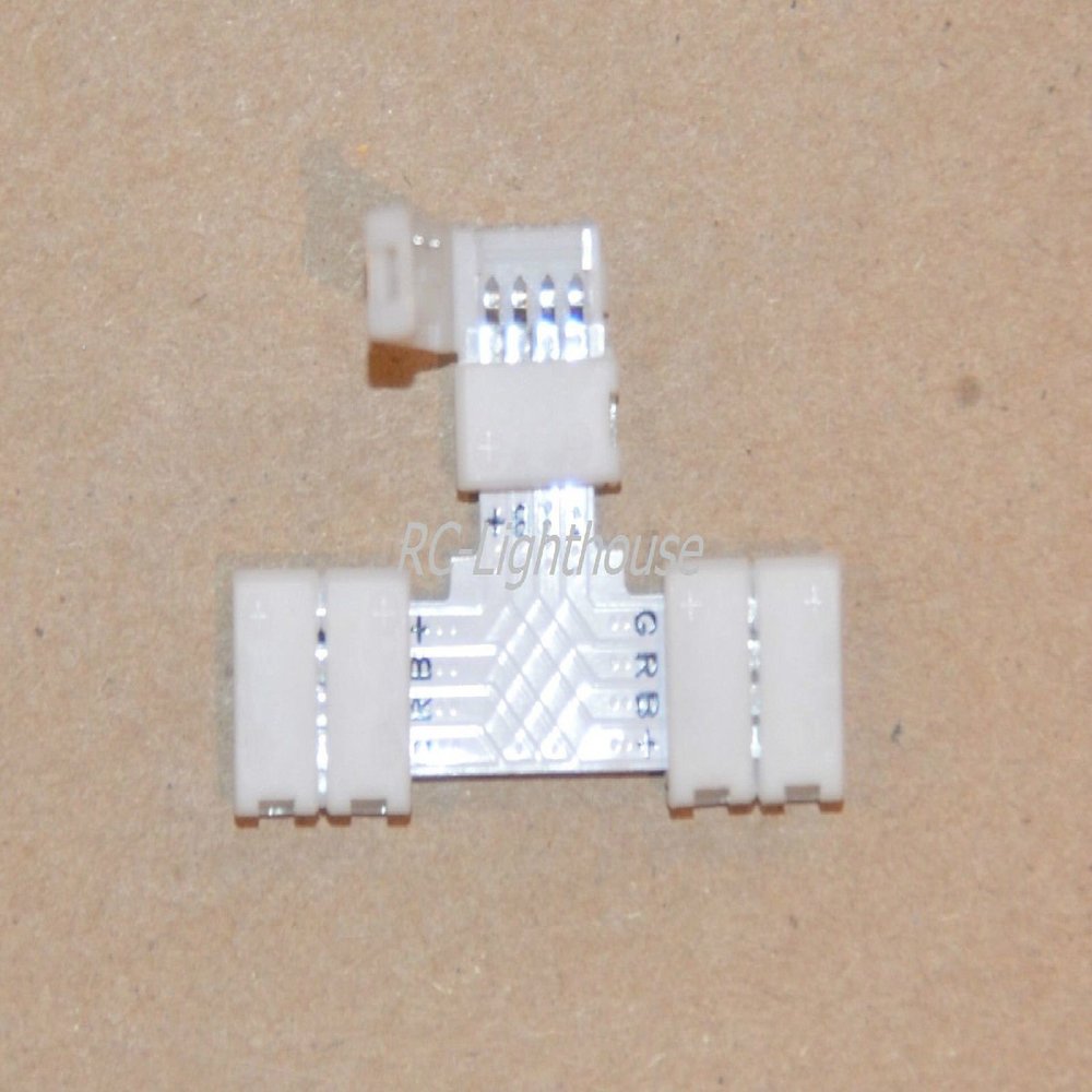 5050 LED Light Strip Adaptor " T " Connector and Clips