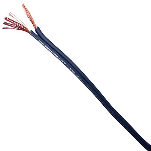 16 AWG Speaker Cable 25' FT 2 Conductor Gray Standard 7.62M 16 GA 2-Wire Standard Heavy Duty 16/2 Original Audio Signal Component Stereo Sound Wire, Home Theater Music System Cables