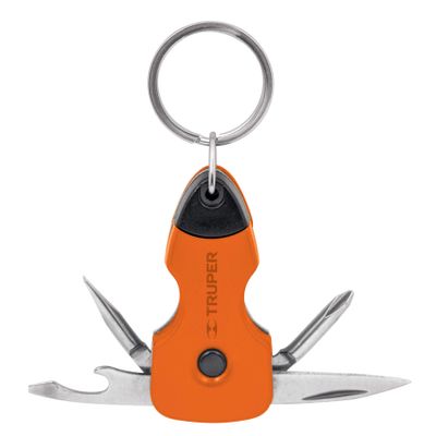 TRUPER NAMU-LL 6-Function Multi-tool Keychain w/ LED Light
