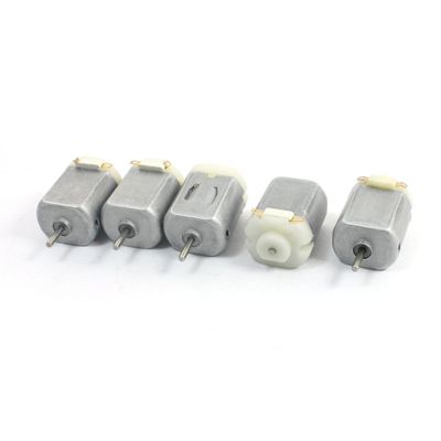 uxcell DC1-6V/3V 17000-18000RPM Micro Motor for Car Model Toys, 5Pcs