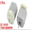 uxcell DC1-6V/3V 17000-18000RPM Micro Motor for Car Model Toys, 5Pcs view 2