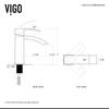 VIGO Satro Waterfall Single-Handle Single-Hole Mount Bathroom Sink Faucet, 7-Inch, Matte Black, Modern Design, Solid Brass, 1.2 GPM WaterSense & Ceramic Disc Valve, Corrosion-Resistant view 4