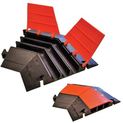 45-Degree Left Turn for Elasco MightyGuard 2" Three-Channel Cable Protector