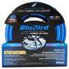 BLUBIRD BB3825 3/8" x 25' Rubber Air Hose, 100% Rubber, Lightest, Strongest, Most Flexible, 300 PSI, 50F to 190F Degrees, Ozone Resistant, High Strength Polyester Braided view 1