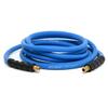 BLUBIRD BB3825 3/8" x 25' Rubber Air Hose, 100% Rubber, Lightest, Strongest, Most Flexible, 300 PSI, 50F to 190F Degrees, Ozone Resistant, High Strength Polyester Braided view 2