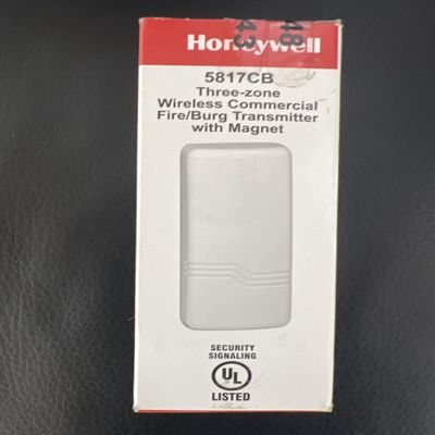 Honeywell 5817CBXT Three-Zone Wireless Commercial Fire/Burg Transmitter with Magnet