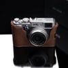 GARIZ J&K Collaboration Model FUJIFILM X100T/X100S/X100 Genuine Leather Camera Case CO-X100C Camel view 2