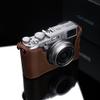 GARIZ J&K Collaboration Model FUJIFILM X100T/X100S/X100 Genuine Leather Camera Case CO-X100C Camel view 3