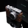 GARIZ J&K Collaboration Model FUJIFILM X100T/X100S/X100 Genuine Leather Camera Case CO-X100C Camel view 4