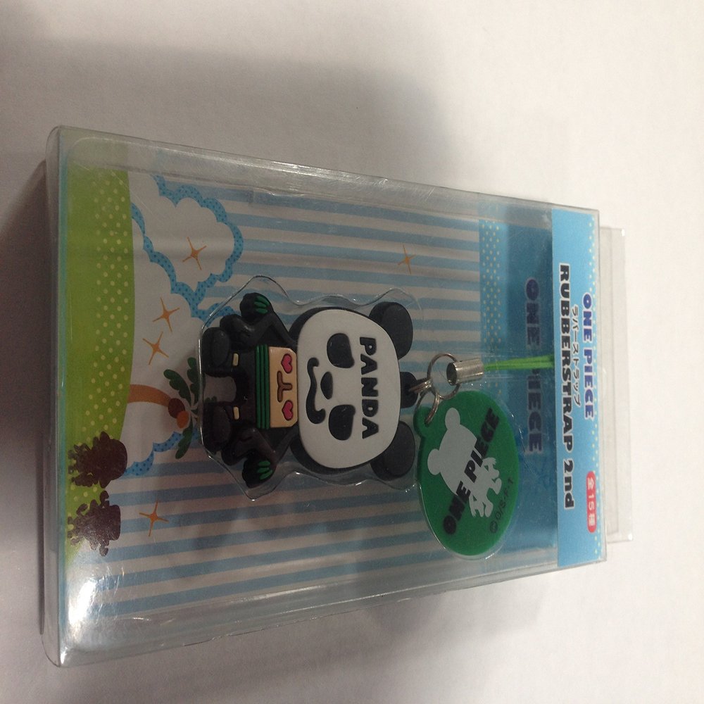 ONE PIECE - RUBBER STRAP 2nd - Panda - ANIME PHONE CHARM NEW IN PACKAGE