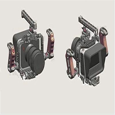 GOWE Rig Cage Blackmagic Cinema Camera Shoulder Rig 15MM Baseplate