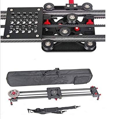 GOWE 80cm Carbon Fiber DSLR Camera Slider Track DV Video Stabilization System
