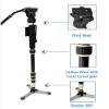 GOWE Portable Carbon Fiber Light Weight Monopod Fluid Head Adjustable Handle view 1