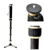 GOWE Portable Carbon Fiber Light Weight Monopod Fluid Head Adjustable Handle view 4