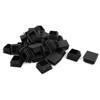 uxcell Plastic Square Tube Inserts End Blanking Caps 30mm x 30mm 30 Pcs Black view 1