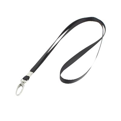 uxcell Swivel Lobster Clasp Neck Strap Lanyard for ID Badge Holder Key Black