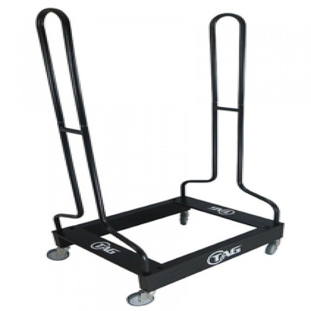 TAG 2-Stack Shoulder Pad Rack Holds 30 Pads, 40 x 24 x 68 in