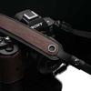 GARIZ Genuine Leather Camera Neck Strap XS-CHLSNBR2 Brown view 2