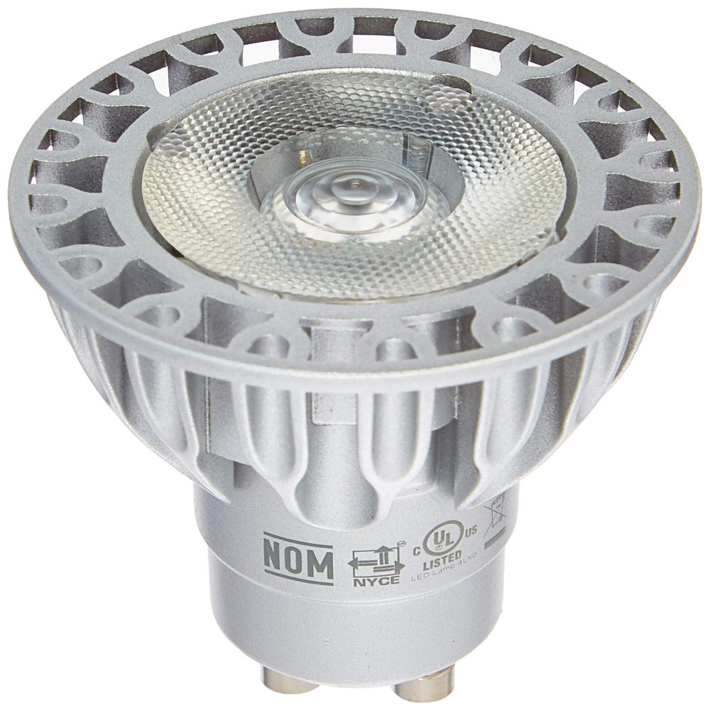 Bulbrite SM16GA-07-36D-930-03 SORAA 7.5W LED MR16 3000K Vivid 36 120V GU10 Dimmable Light Bulb, Silver