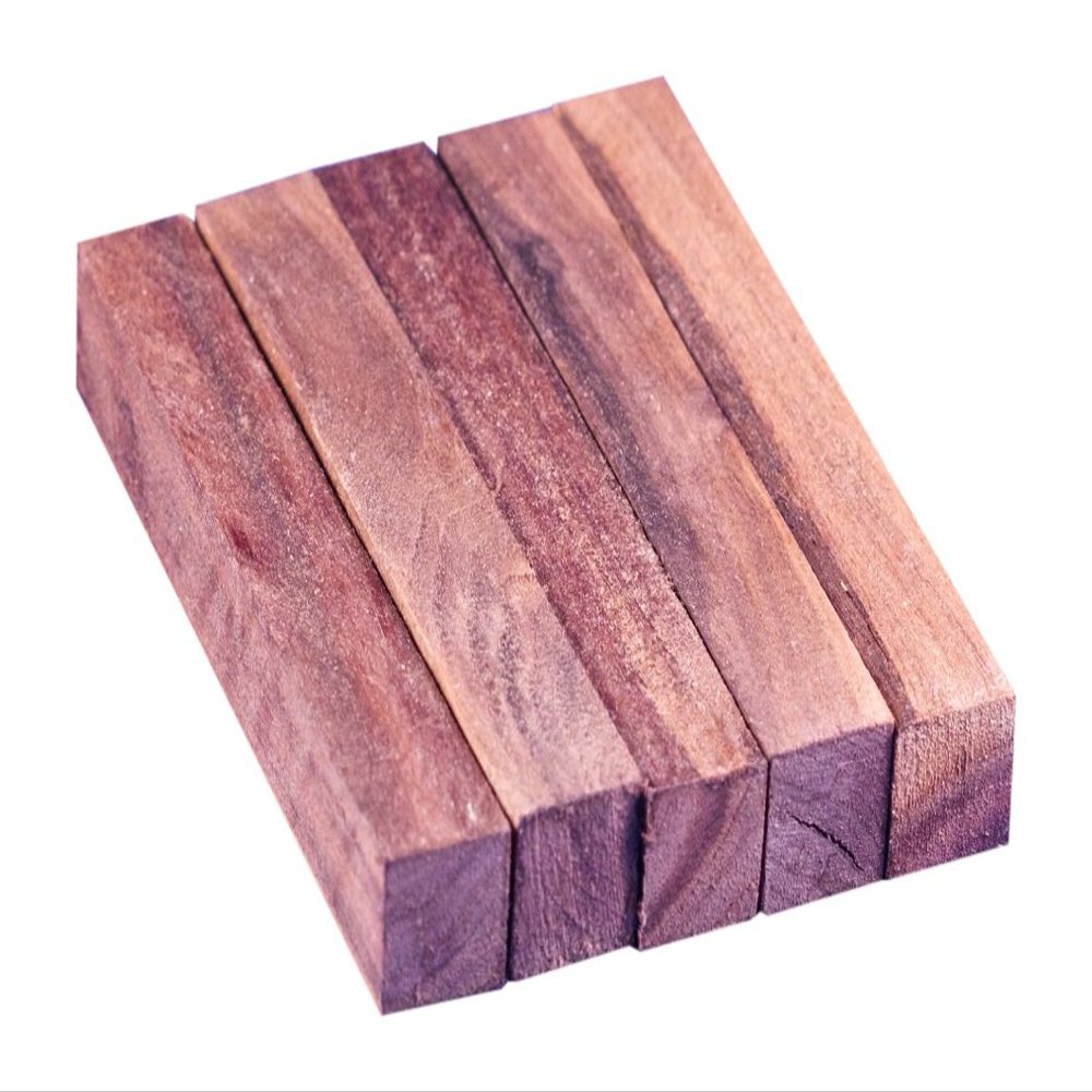 Black Walnut Wood Turning Pen Blanks | Wood Pen Blanks 5 Pack | 3/4" X 3/4" X 5"