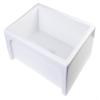 ALFI brand AB2418ARCH-W Arched Apron Thick Wall Fireclay Single Bowl Farm Sink, 24", White view 1