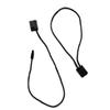 7" 1000 Pcs Black Hang Tag Nylon String Snap Lock Pin Loop Fastener Hook Ties view 1