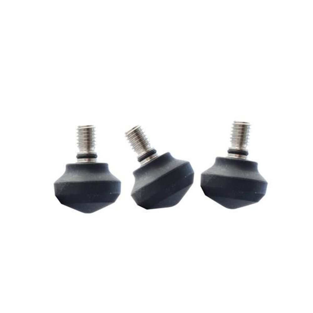 LEOFOTO Rubber Tripod Feet Set, 41mm, 3/8" Thread, 3-Pack, Enhanced Traction (LF-25)