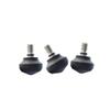 LEOFOTO Rubber Tripod Feet Set, 41mm, 3/8" Thread, 3-Pack, Enhanced Traction (LF-25) view 1