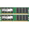 2GB KIT (2 x 1GB) for Dell Dell Dimension 1100 (DE051) 2400 3000 4550 (533Mhz Bus) 4590T 4600 4600C 4600i 8300 XPS. DIMM DDR Non-ECC PC2700 333MHz RAM Memory. Genuine A-Tech Brand. view 1
