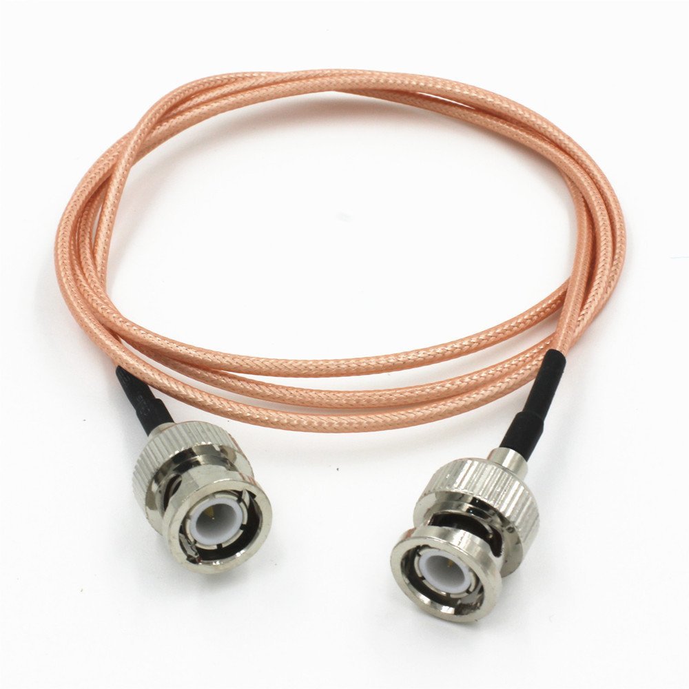 BNC Male Plug to BNC Male Plug RG316 Pigtail RF Jumper Cable 100cm Quick USA Shipping