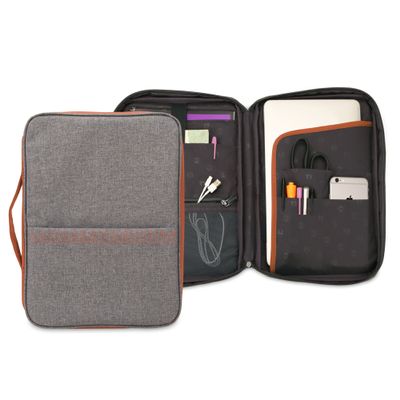 11 Inch MacBook Air MIIM Bright Combo Mini Canvas Portfolio Sleeve (Orange)