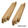 Osborne Standard Wooden Table Slide Set, 26" Standard Extension Slide (Allows for 26" Opening) in Soft Maple, Dimensions: 48" L, 3" W, 2 7/8" H, Extender for Table with 4 Legs view 3