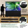 Elite Screens ezCinema 2 Projector Screen, Aluminum, Black | 84-inch 16:9, Manual Floor Pull Up Scissor Backed Portable Home Office Classroom Front Projection + Carrying Bag |2-Year Warranty, F84XWH2 view 4