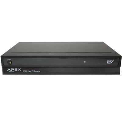 Apex DT250 Digital Converter Box with Analog Passthrough