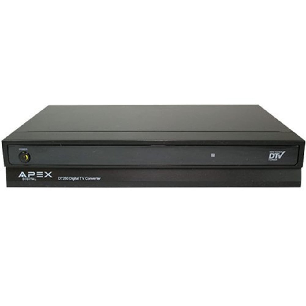 Apex DT250 Digital Converter Box with Analog Passthrough