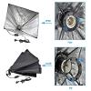 CanadianStudio Pro Rapid softbox Continuous Lighting kit for Photography Softbox Fluorecent Video Studio Light Kit 2 x softbox 2X 45 watt 5500K Fluorescent Light Bulbs 2X 7' Fully Adjustable Stands view 2