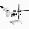 AmScope 2X-180X Ultimate Zoom Microscope with Single-Arm Boom Stand view 1