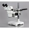AmScope 2X-180X Ultimate Zoom Microscope with Single-Arm Boom Stand view 2